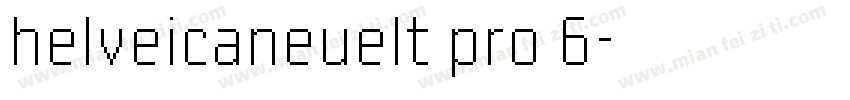 helveicaneuelt pro 6字体转换